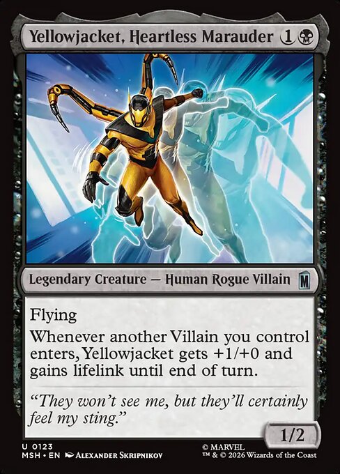Yellowjacket, Heartless Marauder #123 [MSH] [ESP] NM