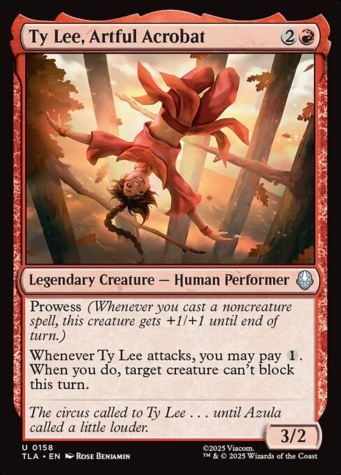 Ty Lee, Artful Acrobat #158 [TLA] [ESP] NM