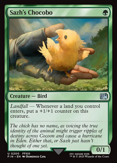 Sazh's Chocobo #200 [FIN] [ENG] NM