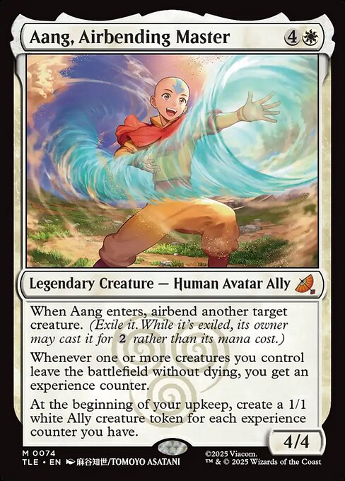 Aang, Airbending Master #74 [TLE] [ENG] NM