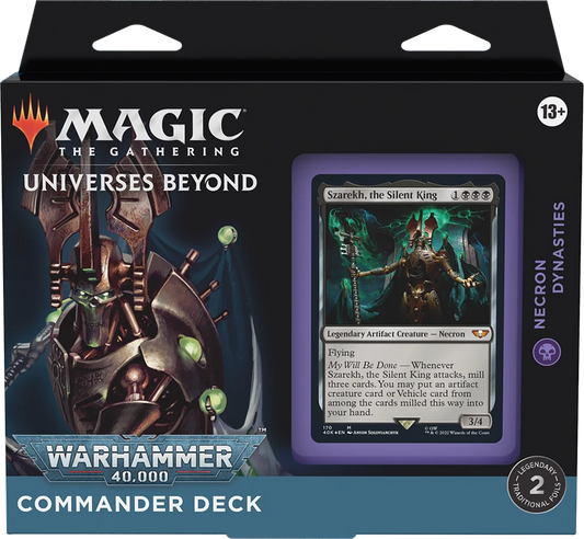 Magic Warhammer 40,000 — Commander Deck: Necron Dynasties ENG