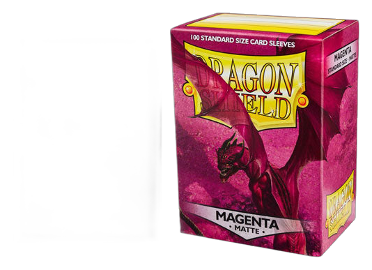 Dragon Shield Matte Sleeves — Magenta
