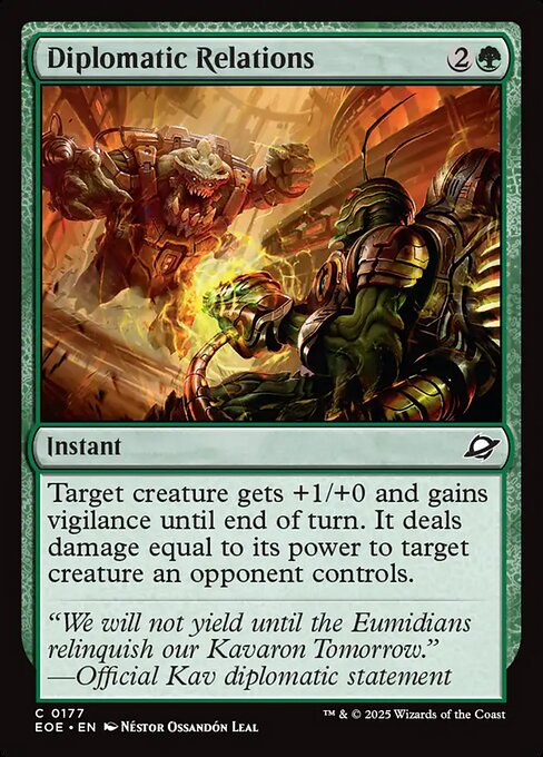 Diplomatic Relations #177 [EOE] [ENG] NM Foil