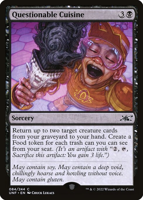 Questionable Cuisine #84 [UNF] [ENG] NM Foil