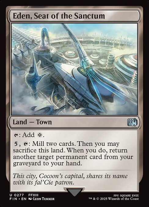 Eden, Seat of the Sanctum #277 [FIN] [ENG] NM Foil