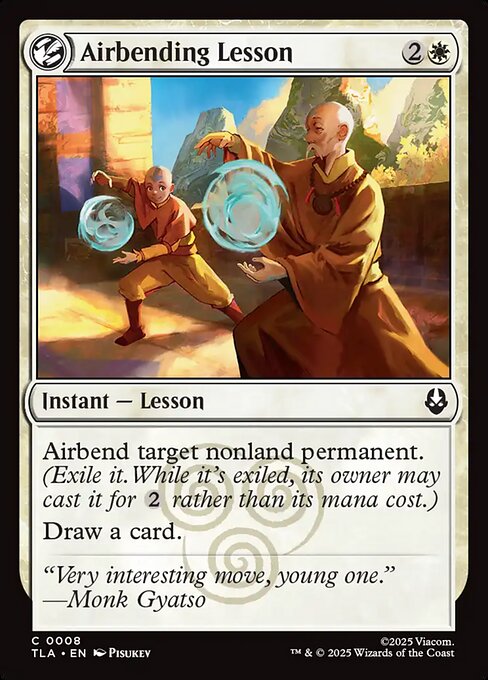 Airbending Lesson #8 [TLA] [ENG] NM