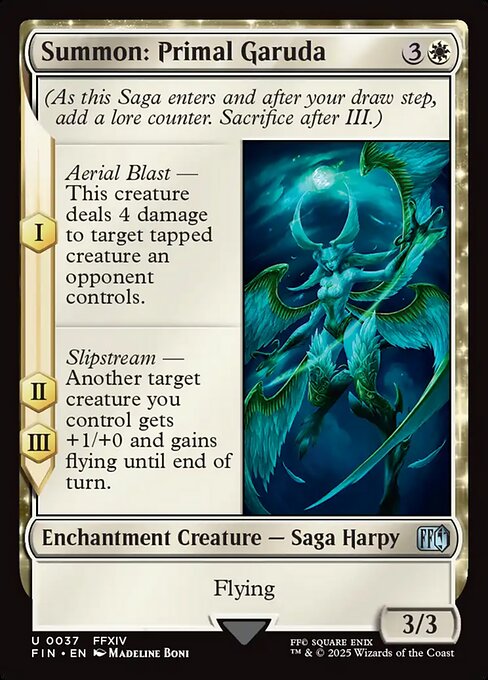 Summon: Primal Garuda #37 [FIN] [ENG] NM Foil
