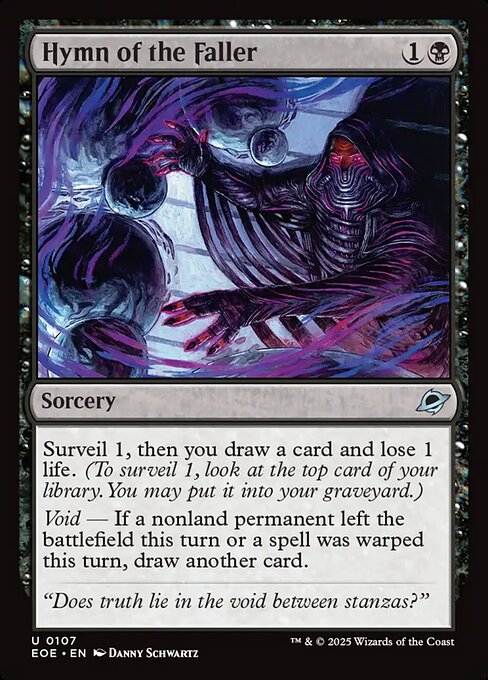 Hymn of the Faller #107 [EOE] [ENG] NM Foil