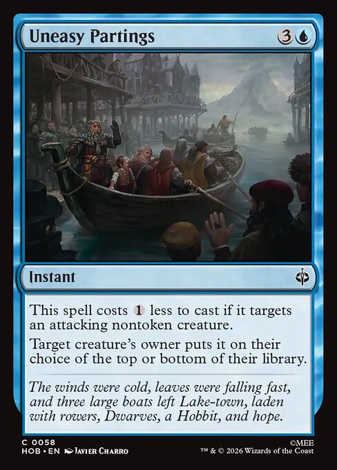 Uneasy Partings #58 [HOB] [ENG] NM