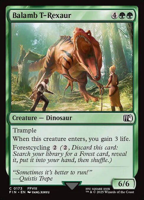 Balamb T-Rexaur #173 [FIN] [ENG] NM Foil