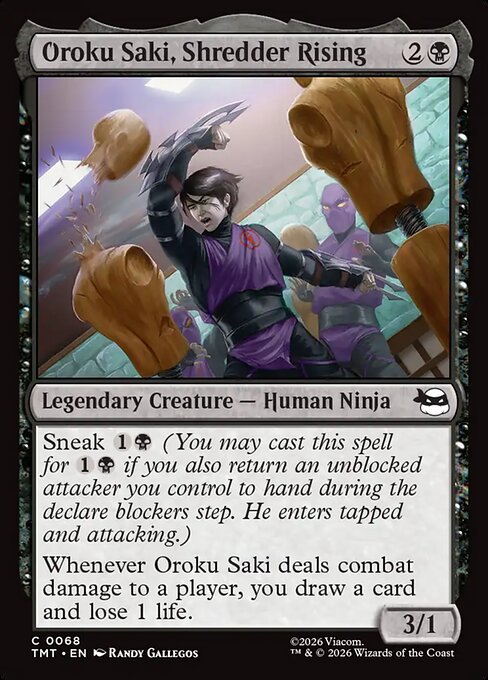 Oroku Saki, Shredder Rising #68 [TMT] [ENG] NM