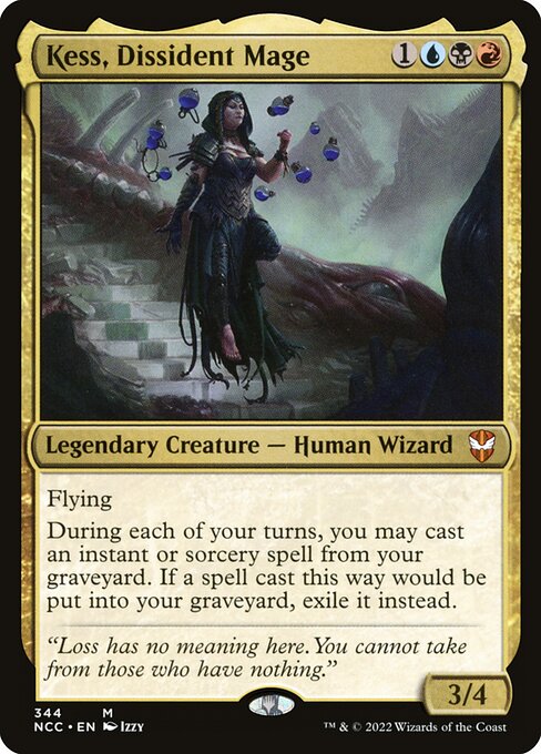Kess, Dissident Mage #344 [NCC] [ENG] NM