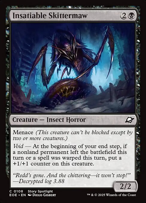 Insatiable Skittermaw #108 [EOE] [ENG] NM Foil