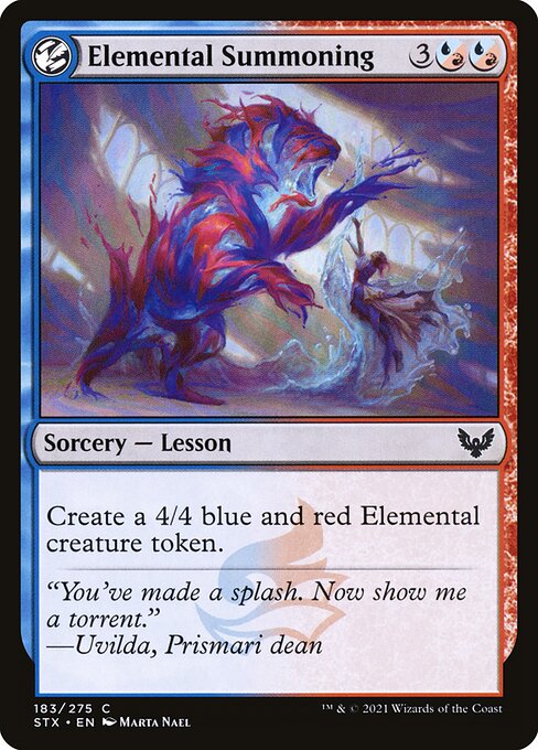 Elemental Summoning #183 [STX] [ENG] NM