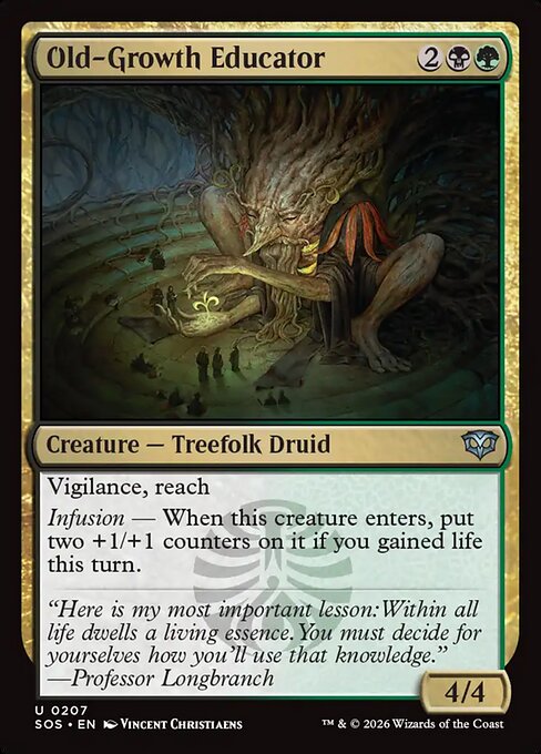 Old-Growth Educator #207 [SOS] [ENG] NM