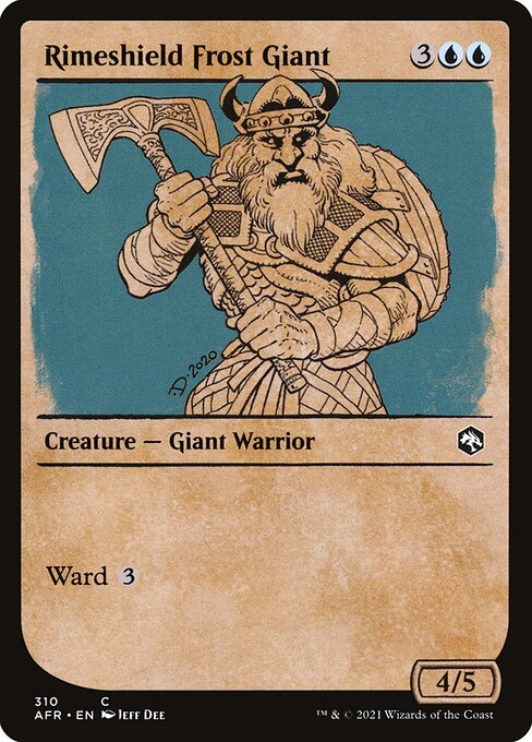 Rimeshield Frost Giant #310 [AFR] [ENG] NM
