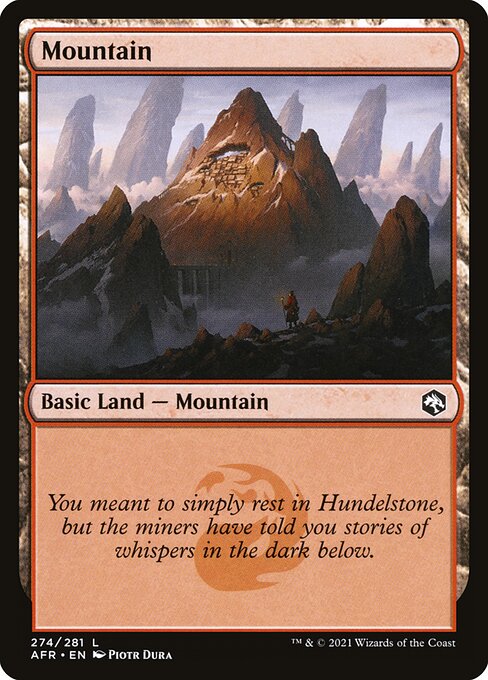 Mountain #274 [AFR] [ESP] NM