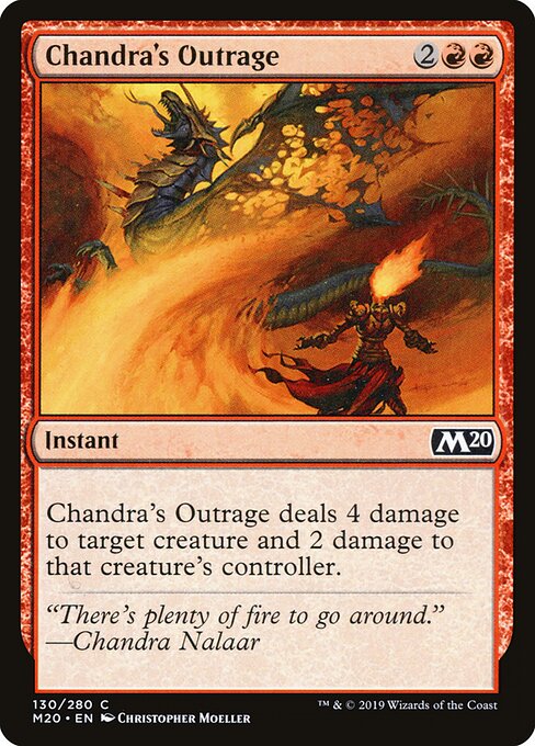Chandra's Outrage #130 [M20] [ENG] NM