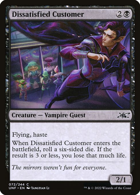 Dissatisfied Customer #72 [UNF] [ENG] NM Foil