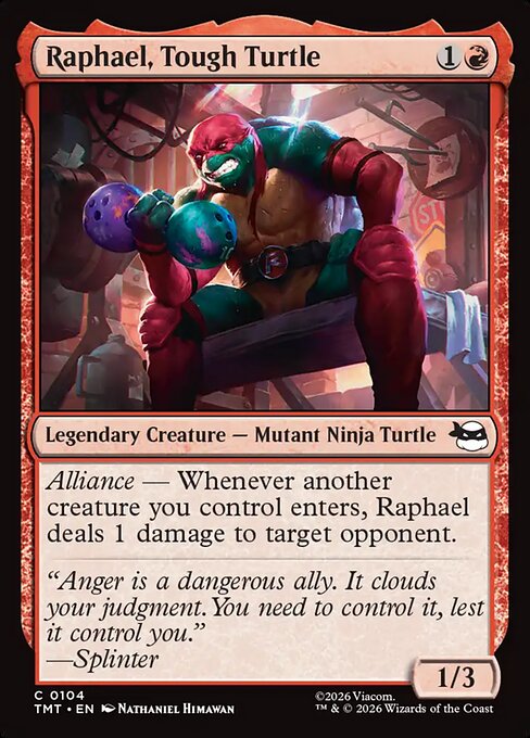 Raphael, Tough Turtle #104 [TMT] [ENG] NM