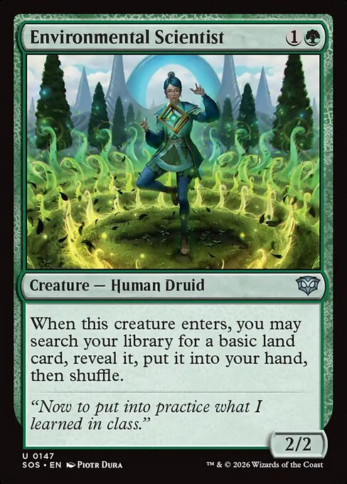 Environmental Scientist #147 [SOS] [ENG] NM Foil