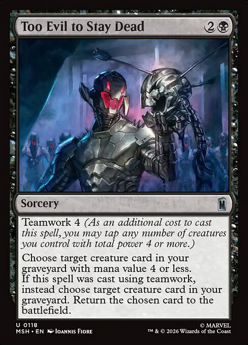 Too Evil to Stay Dead #118 [MSH] [ENG] NM Foil