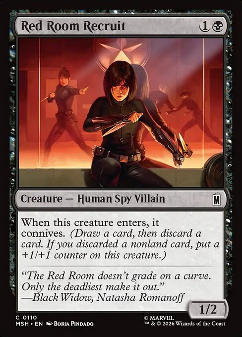 Red Room Recruit #110 [MSH] [ENG] NM