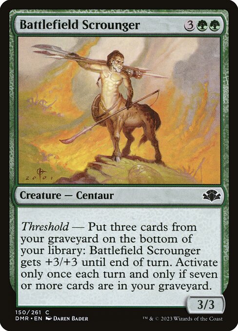 Battlefield Scrounger #150 [DMR] [ENG] NM Foil