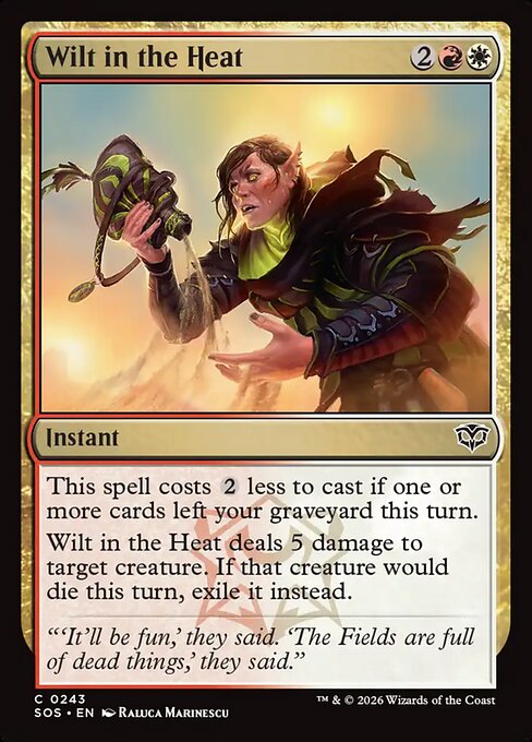 Wilt in the Heat #243 [SOS] [ENG] NM Foil