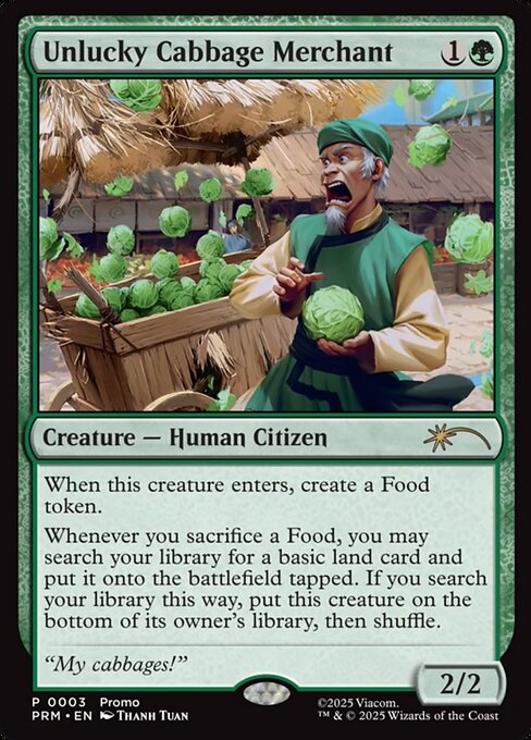Unlucky Cabbage Merchant #15 [PW25] [ENG] NM