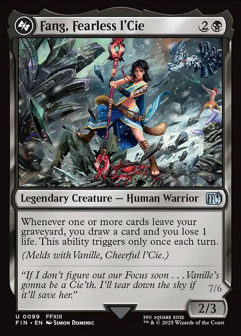 Fang, Fearless l'Cie #99 [FIN] [ENG] NM
