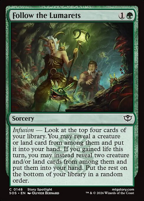 Follow the Lumarets #148 [SOS] [ENG] NM Foil