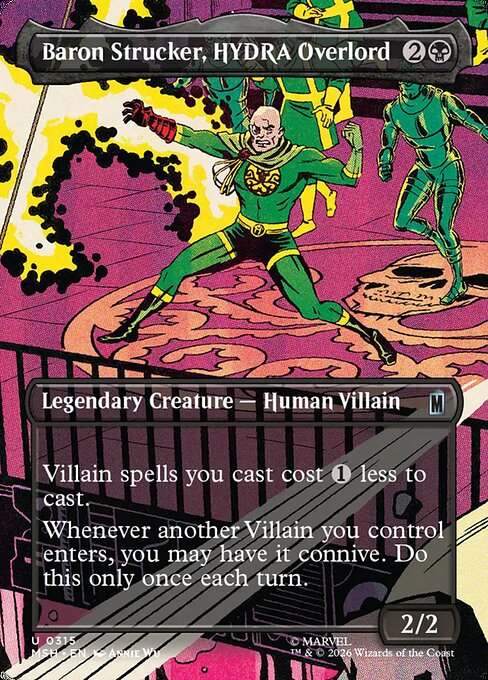 Baron Strucker, HYDRA Overlord #315 [MSH] [ENG] NM