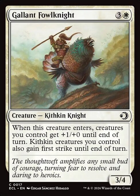Gallant Fowlknight #17 [ECL] [ESP] NM Foil