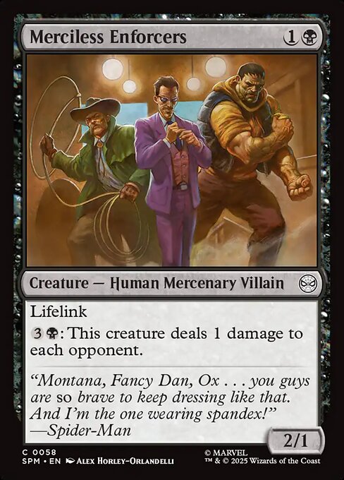 Merciless Enforcers #58 [SPM] [ENG] NM Foil