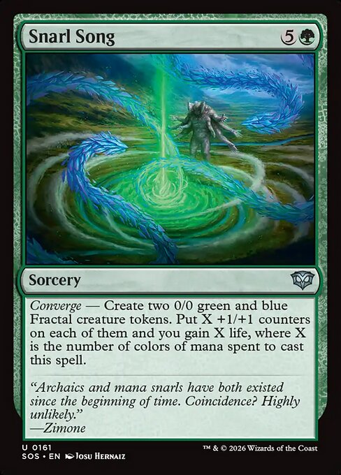 Snarl Song #161 [SOS] [ENG] NM Foil