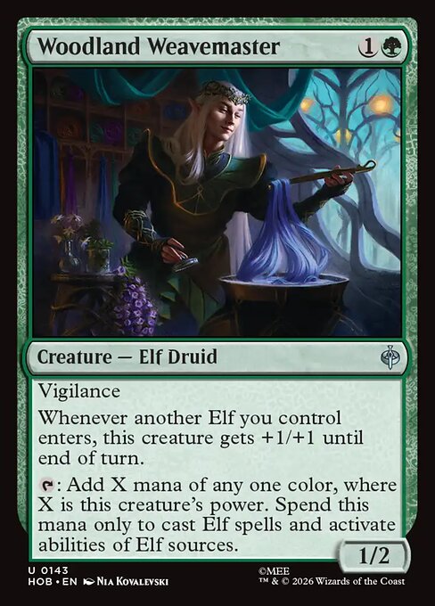 Woodland Weavemaster #143 [HOB] [ENG] NM Foil