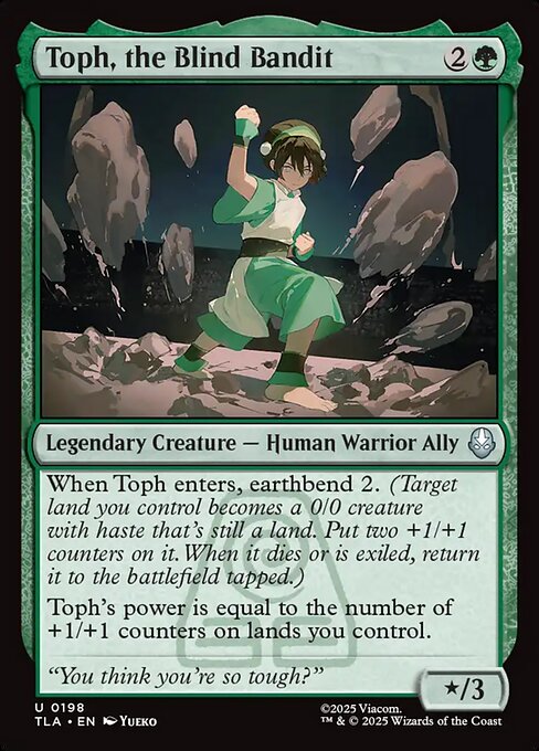 Toph, the Blind Bandit #198 [TLA] [ENG] NM