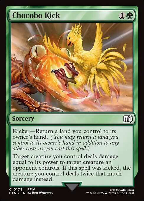 Chocobo Kick #178 [FIN] [ENG] NM Foil