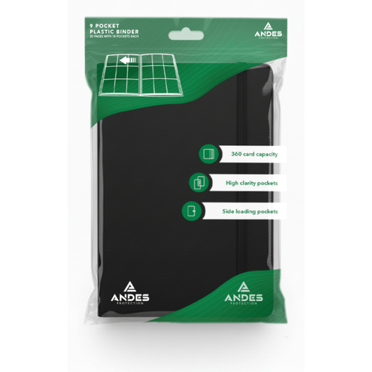Andes Protection Carpeta de Cartas 3x3 plástica para 360 cartas TCG