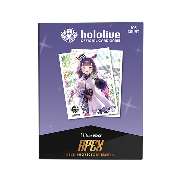 hololive OCG Deck Protectors Apex Ninomae Ina'nis Hololive Series 2 — caja de 105 protectores