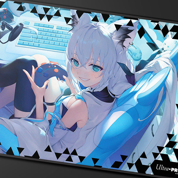hololive OCG Playmat Shirakami Fubuki Hololive Series 2 — detalle de la ilustración