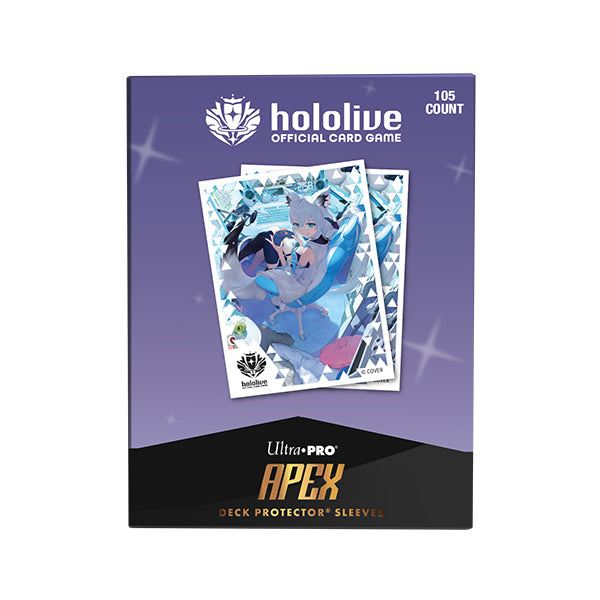 hololive OCG Deck Protectors Apex Shirakami Fubuki Hololive Series 2 — caja de 105 protectores