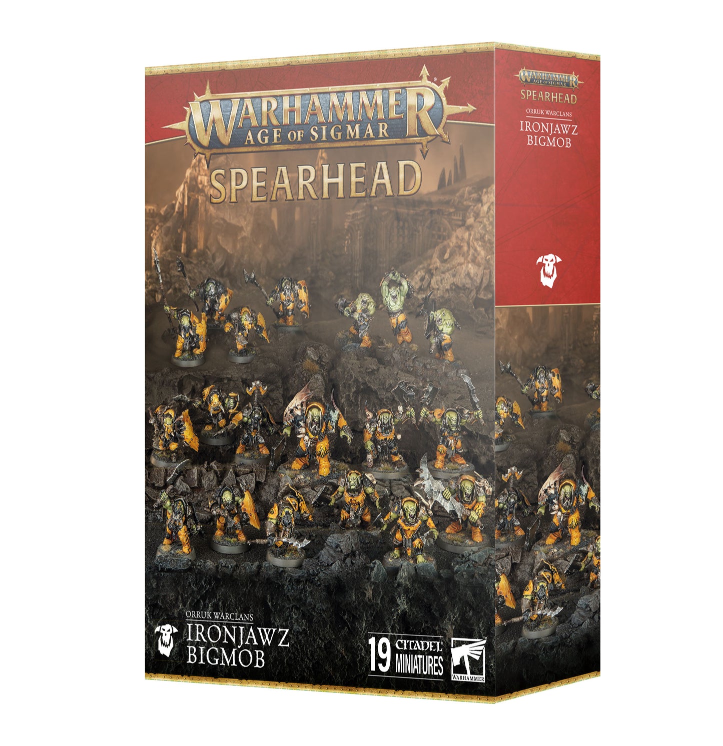 Spearhead:orruk Warclans Ironjawz Bigmob