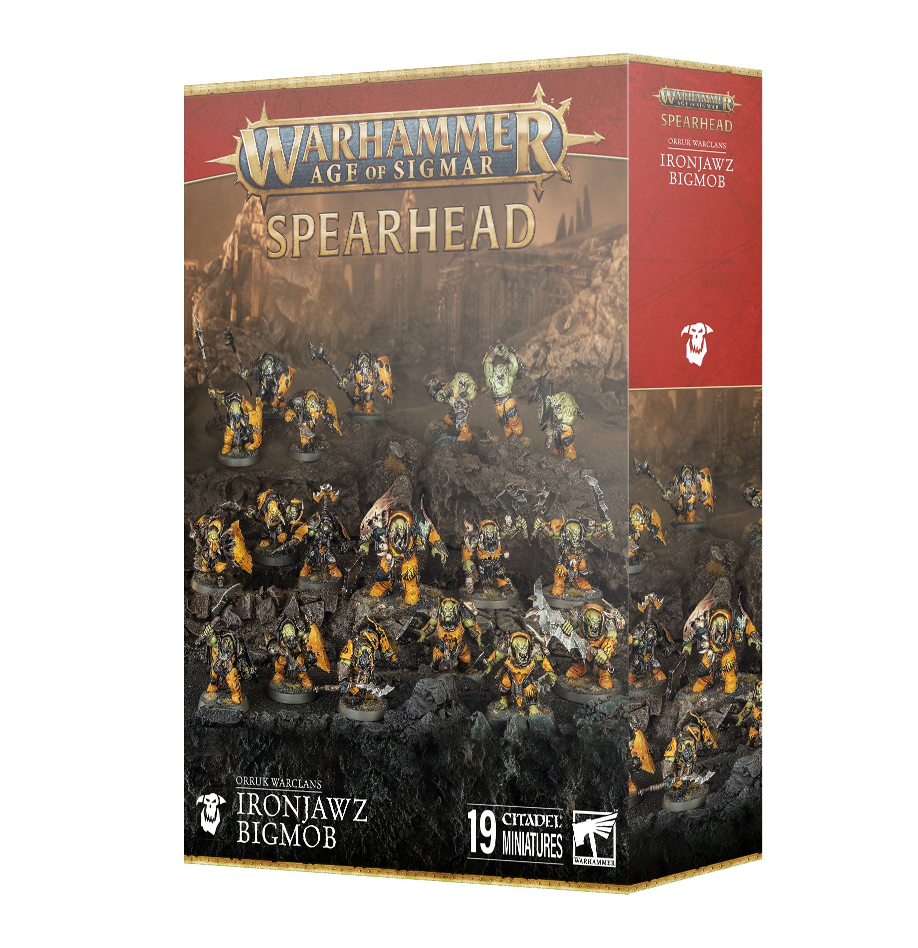 Spearhead:orruk Warclans Ironjawz Bigmob
