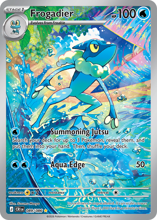 Frogadier #89 [ME4] [ESP] NM Holo