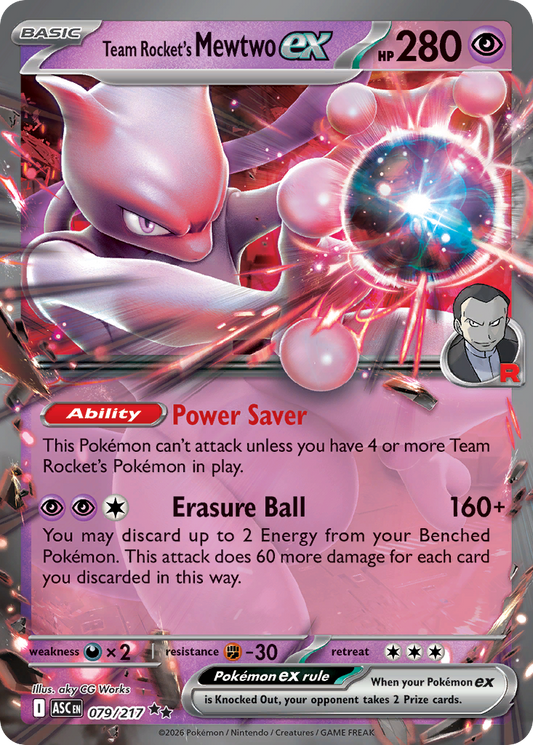 Team Rocket's Mewtwo ex #79 [ME2PT5] [ENG] NM