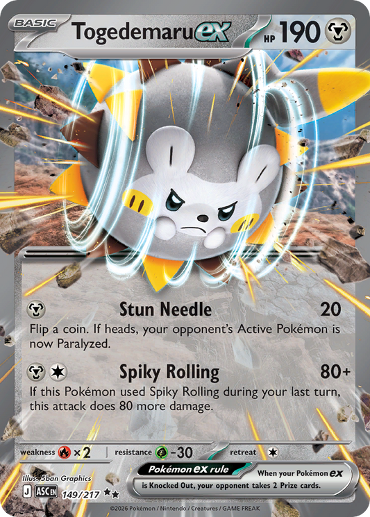 Togedemaru ex #149 [ME2PT5] [ESP] NM Holo Sparkling