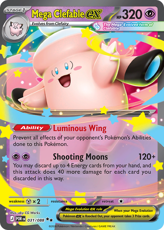 Mega Clefable ex #31 [ME3] [ENG] NM Holo