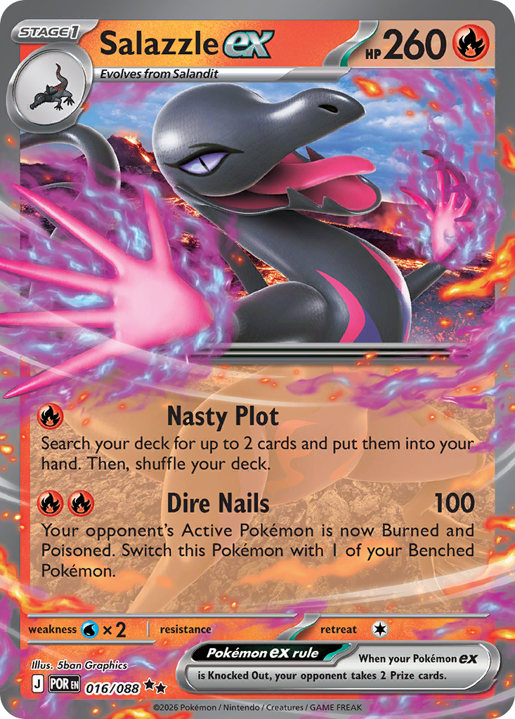 Salazzle ex #16 [ME3] [ENG] NM